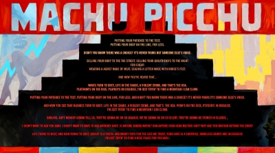 Machu Picchu Lyrics
