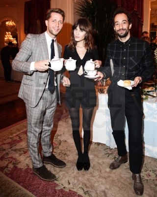 Candid 2012 126
Albert with Derek Blasberg & Alexa Chung at the Opening Ceremony stationery Launch (18 Dec)
